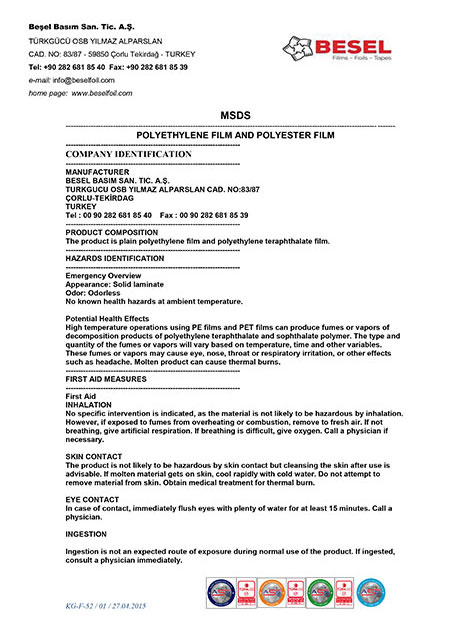 MSDS-PET-PE